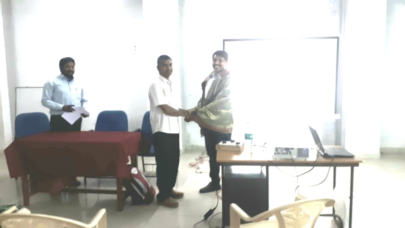 Dr.K.V.Sreekanth, Nanyang Technological University, Singapore delivered Invited talk on Optical Biosensor