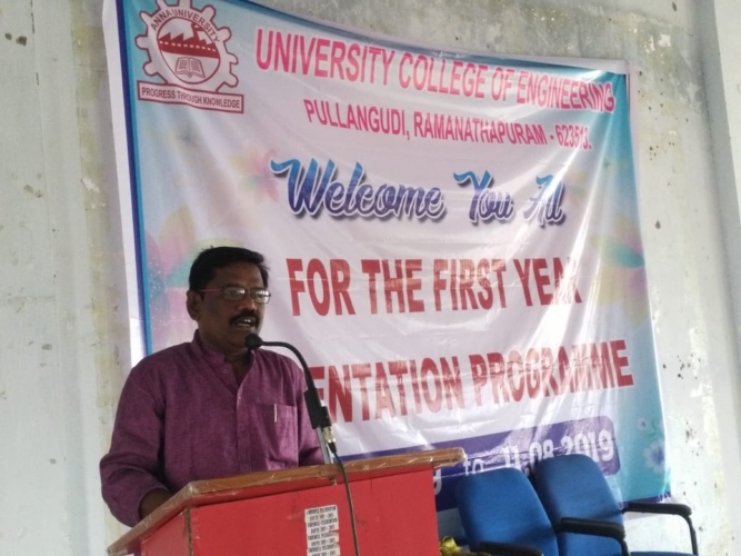 First Year Orientation  2019 