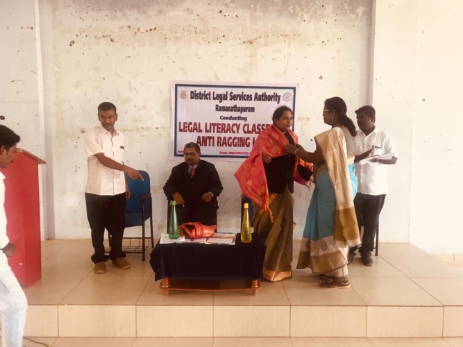 Legal Literacy Class on Anti Ragging Law 