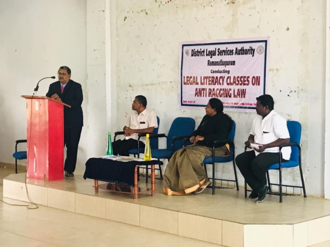 Legal Literacy Class on Anti Ragging Law 