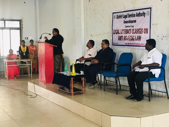 Legal Literacy Class on Anti Ragging Law 