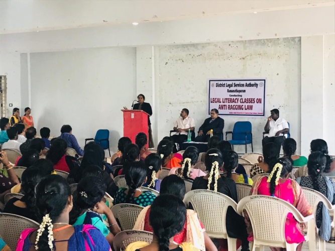 Legal Literacy Class on Anti Ragging Law 
