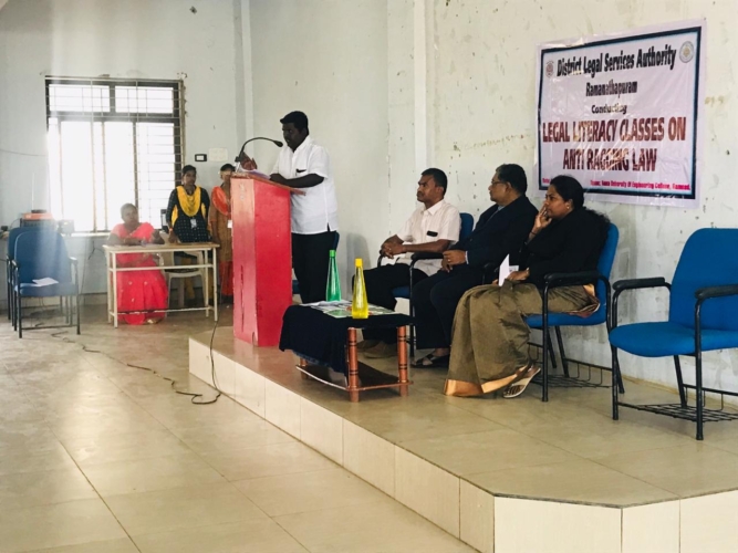 Legal Literacy Class on Anti Ragging Law 