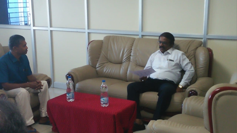 Prof.Dr. S. Selladurai, Additional Registrar Visited Our College (01/11/2019)